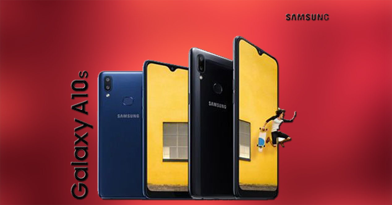 Samsung Galaxy A10s en azul o negro