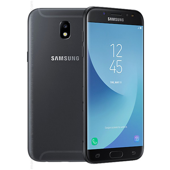 Vista de la parte frontal y trasera del Samsung Galaxy J3 2017