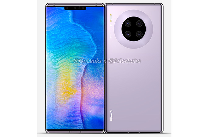 Frontal y trasera del Huawei Mate 30 Pro